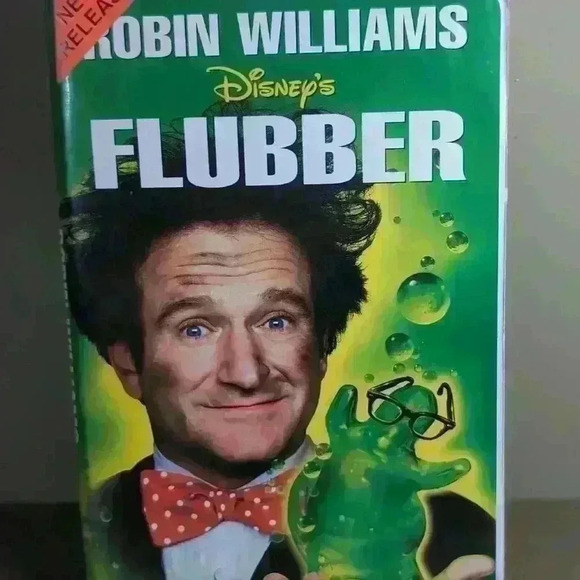 Flubber 1998 Disney VHS Clamshell (Robin  Williams) - With Original Insert! - Picture 2 of 10